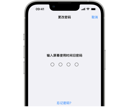 瑞金iPhone屏幕维修分享iPhone屏幕使用时间密码忘记了怎么办 