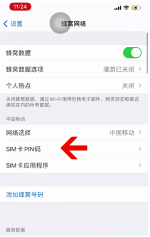 瑞金苹果14维修网分享如何给iPhone14的SIM卡设置密码 