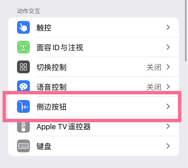 瑞金苹果14维修店分享iPhone14 Plus侧键双击下载功能关闭方法 