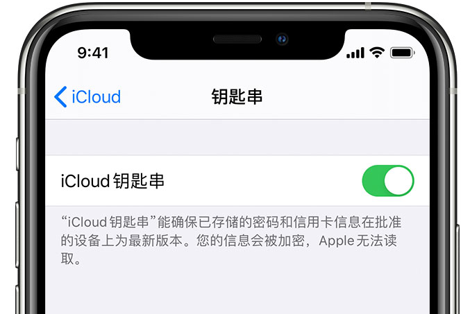 瑞金苹果手机维修分享在 iPhone 上开启 iCloud 钥匙串之后会储存哪些信息 